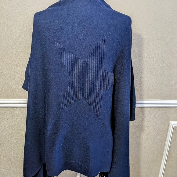 Italian SS Star Navy Blue Cardigan - Picture 6 of 6